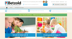 Desktop Screenshot of betzold.de